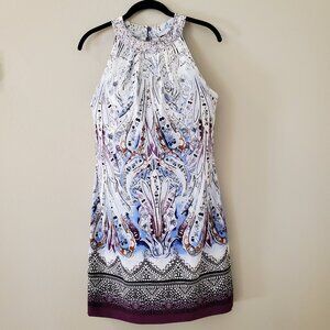 Paisley halter neckline dress - WHBM (White House Black Market)